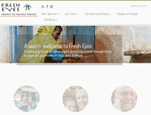 Tablet Screenshot of fresheyes.org
